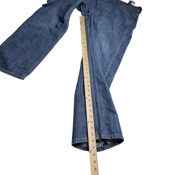 Levis 569 Jeans Mens 36x30 Casual Loose Fit Straight Blue Relaxed - Picture 9 of 13